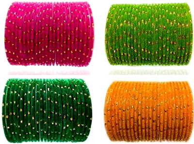 Suhagan Glass Bangle Set(Pack of 96)