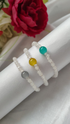 The SAARU Store Crystal Bracelet Set(Pack of 3)