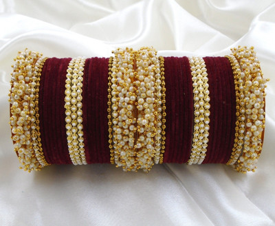 RENOY Metal Bangle Set(Pack of 2)