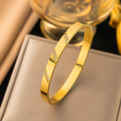 MYKI Stainless Steel Gold-plated Kada