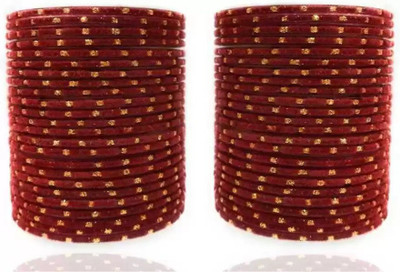 Jay Enterprises Glass Bangle Set(Pack of 48)