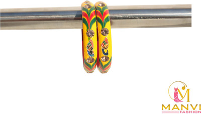 MANVI FASHION Lac Bangle(Pack of 2)