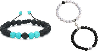 HouseOfCommon Stone Bracelet Set(Pack of 2)