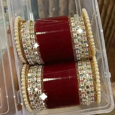 shivaay traders Plastic Cubic Zirconia Chudas(Pack of 2)