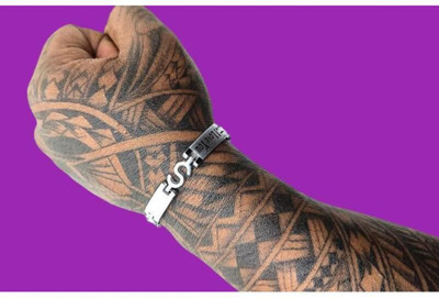 KINGSTYLEIMPEX Stainless Steel Sterling Silver Bracelet