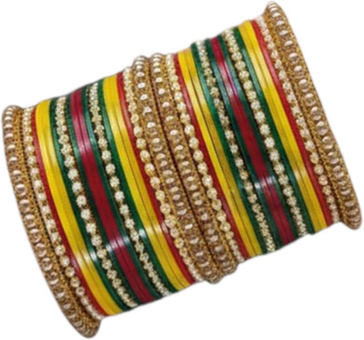 MAA LAXMI Plastic Bangle Set(Pack of 10)