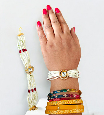 Mehayi Brass Bracelet Set(Pack of 2)