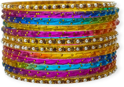 Shree Kriti Glass Bangle Set(Pack of 10)