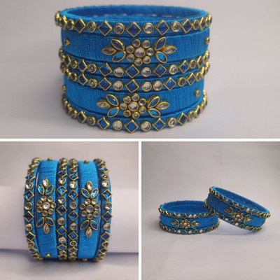 skLazo Plastic Bangle Set(Pack of 6)