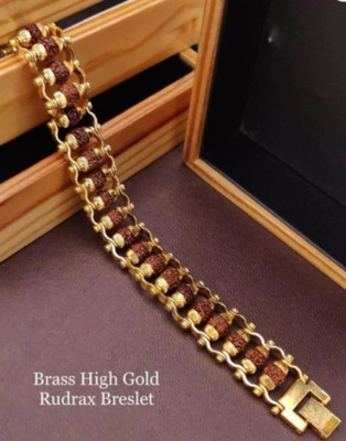 Maitri Copper Beads Gold-plated Bracelet