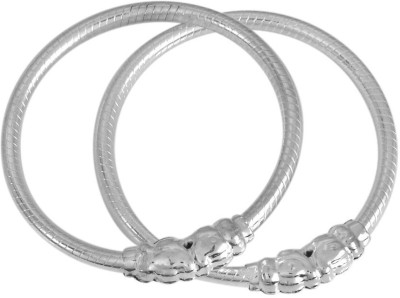 RN Brass Silver Kada(Pack of 2)