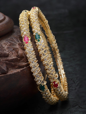 Sukkhi Alloy Gold-plated Bangle Set(Pack of 2)