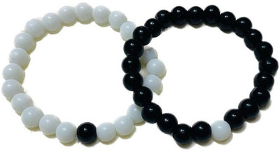 vs unique collections Stone Beads Bracelet Set(Pack of 2)