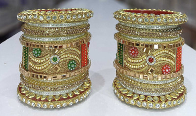 shinesecret Alloy Beads Gold-plated Chudas(Pack of 2)