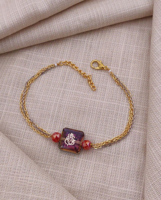 RAXOR Alloy Crystal Gold-plated Bracelet