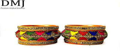 DMJ Plastic Bangle Set(Pack of 6)