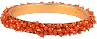 Efulgenz Alloy Gold-plated Bangle Set(Pack of 2)