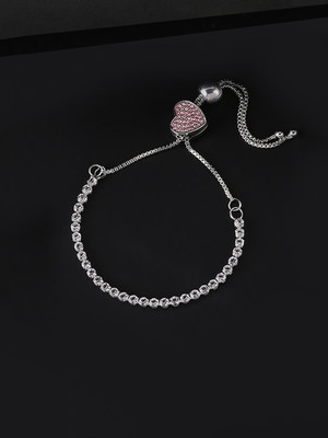 YELLOW CHIMES Alloy Rhodium Bracelet