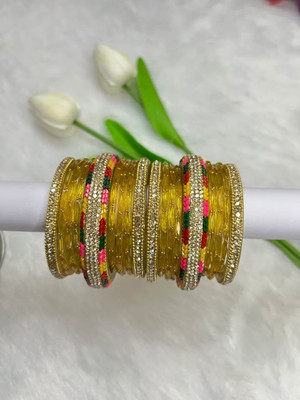 yukti Glass Bangle Set(Pack of 10)