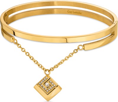 Guy Laroche Stainless Steel Gold-plated Bangle