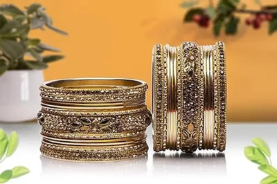 Rupika Brass Bangle Set(Pack of 26)