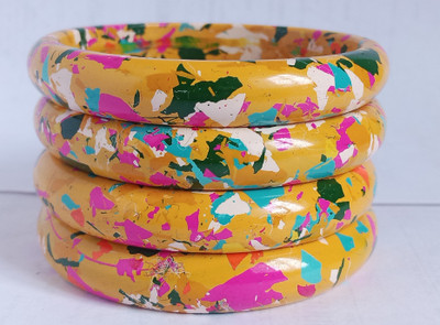 Lahti wala lac Lac Bangle Set(Pack of 4)