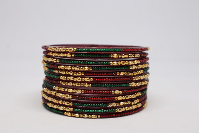 chirag Glass Bangle(Pack of 10)