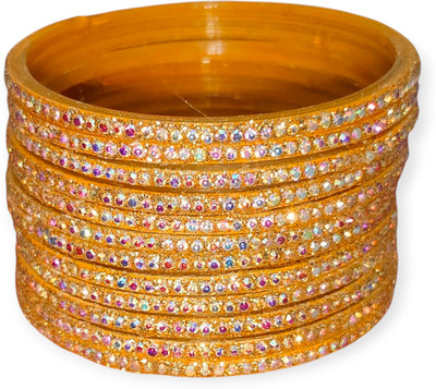 iq traders Glass Bangle(Pack of 10)