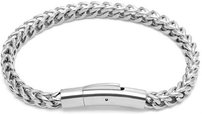 Fashion Frill Stainless Steel Silver Bracelet