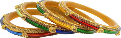 PRETTY GEMS Plastic Zircon Kada(Pack of 4)
