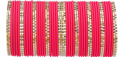 FINIXOP Metal Bangle Set(Pack of 52)