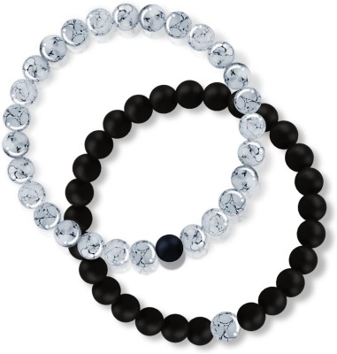 Adhvik Plastic Beads Bracelet Set(Pack of 2)