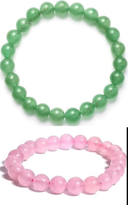 EPSAA Stone, Rose Quartz Bracelet(Pack of 2)