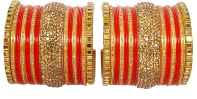 OJHA Plastic Beads, Zircon Chudas(Pack of 28)