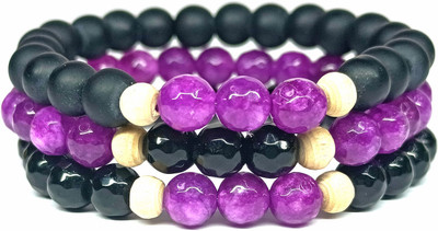 Daivya Wellness Stone, Crystal Beads Bracelet Set(Pack of 3)