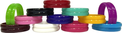 Rudra Enterprises Plastic Bangle(Pack of 10)
