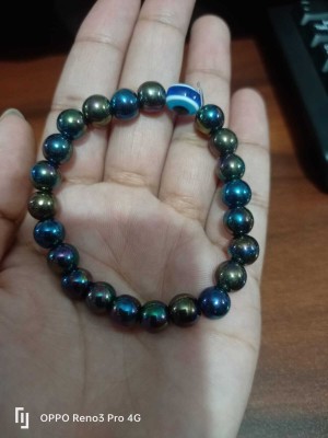 Honbon Stone, Crystal Beads, Pearl Bracelet