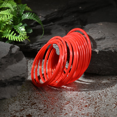 AFAST Glass Bangle Set(Pack of 10)