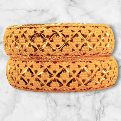 The Galaxy EnterprisesLKO Brass Gold-plated Bangle Set