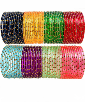VAKANGAN Glass Bangle Set(Pack of 96)