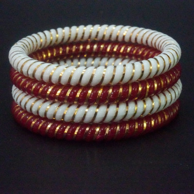 PTSlife Plastic Gold-plated Shakha Pola(Pack of 4)