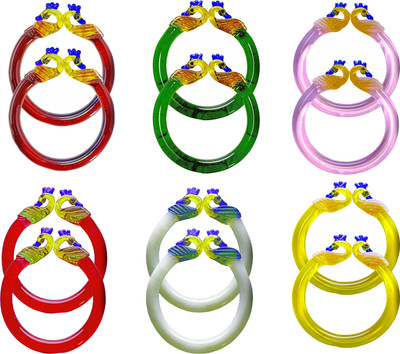 hallo Glass Bangle Set(Pack of 12)