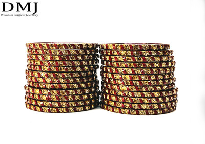 DMJ Glass Bangle Set(Pack of 10)