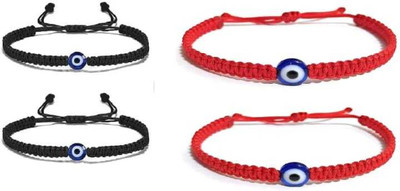 SABRAKAR Fabric Bangle Set(Pack of 4)