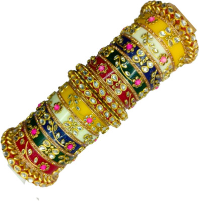 STYLISH CREATION Plastic Bangle Set(Pack of 10)
