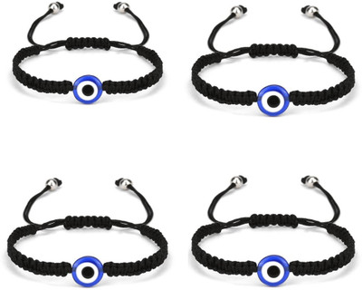 MASHBA Evil Eye Quartz Charm Bracelet(Pack of 4)