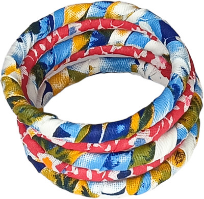 Soundarya boutique Fabric Bangle Set(Pack of 4)