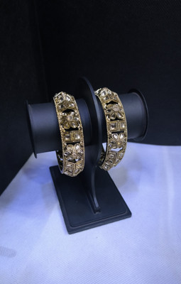 RishikaArt Metal Copper Kada(Pack of 2)