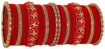 HOMOZE Metal Zircon Bangle Set(Pack of 50)