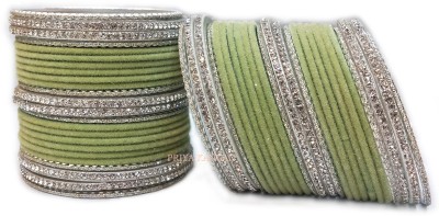 priya kangan Metal, Glass Cubic Zirconia Bangle Set